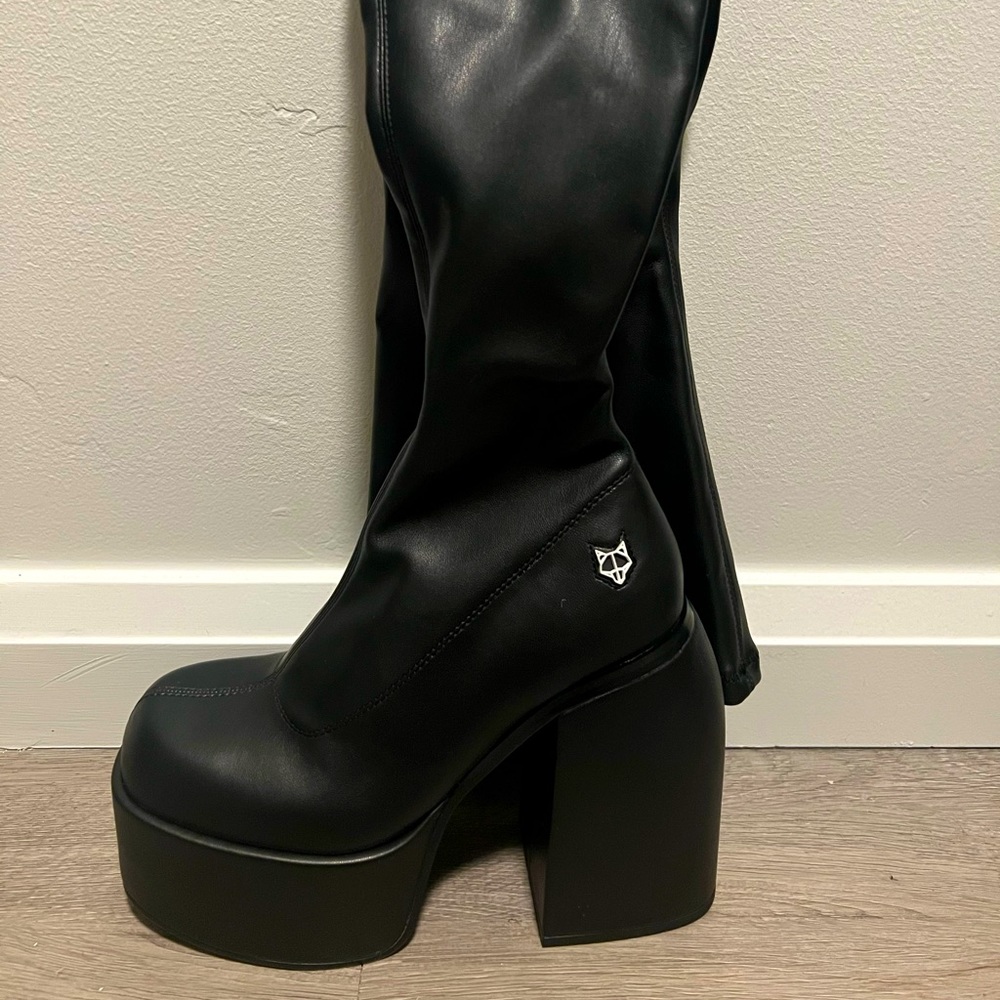 Naked Wolfe Juicy Black Boots